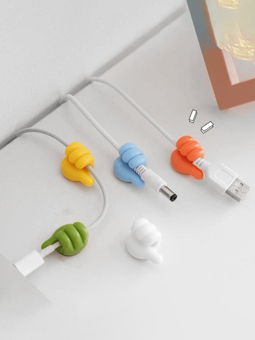 USB Self Adhesive Thumb Wall Hook